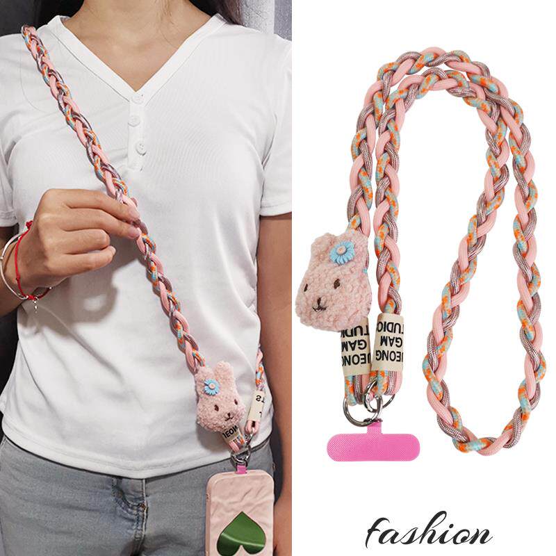 手机挂绳长款斜挎可背带子男女户外登山小蜜蜂可爱挂链壳结实防盗