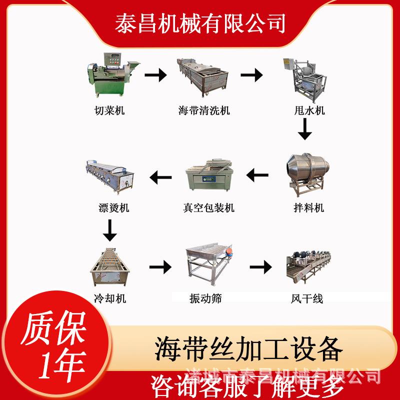 香辣海带丝加工设备什锦泡菜生产线新鲜竹笋加工机器酸豆角生产线