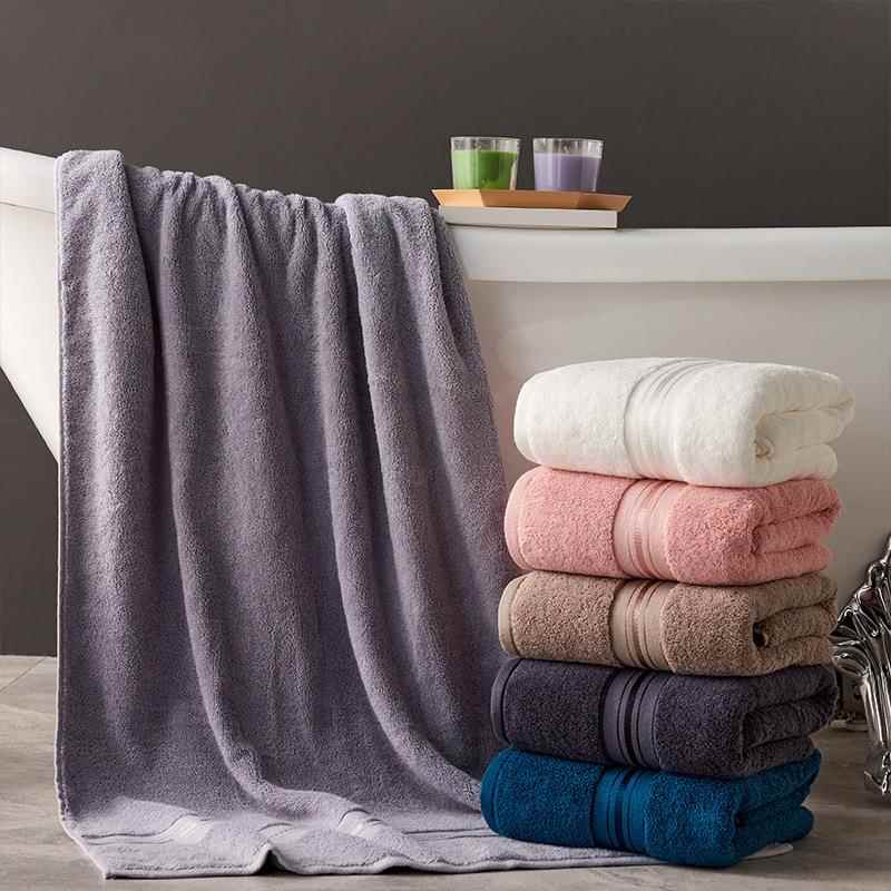 90*180cm加大浴巾纯棉毛巾 Cotton bath towel hand face towels