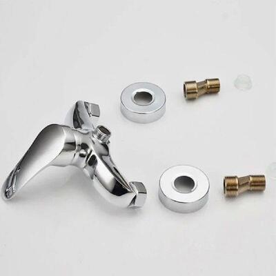Wall-mounted Shower Faucet Zinc Alloy Single Handle