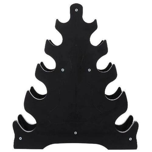 5 Tier Dumbbell Rack Leaf Design Storage Stand for Home
