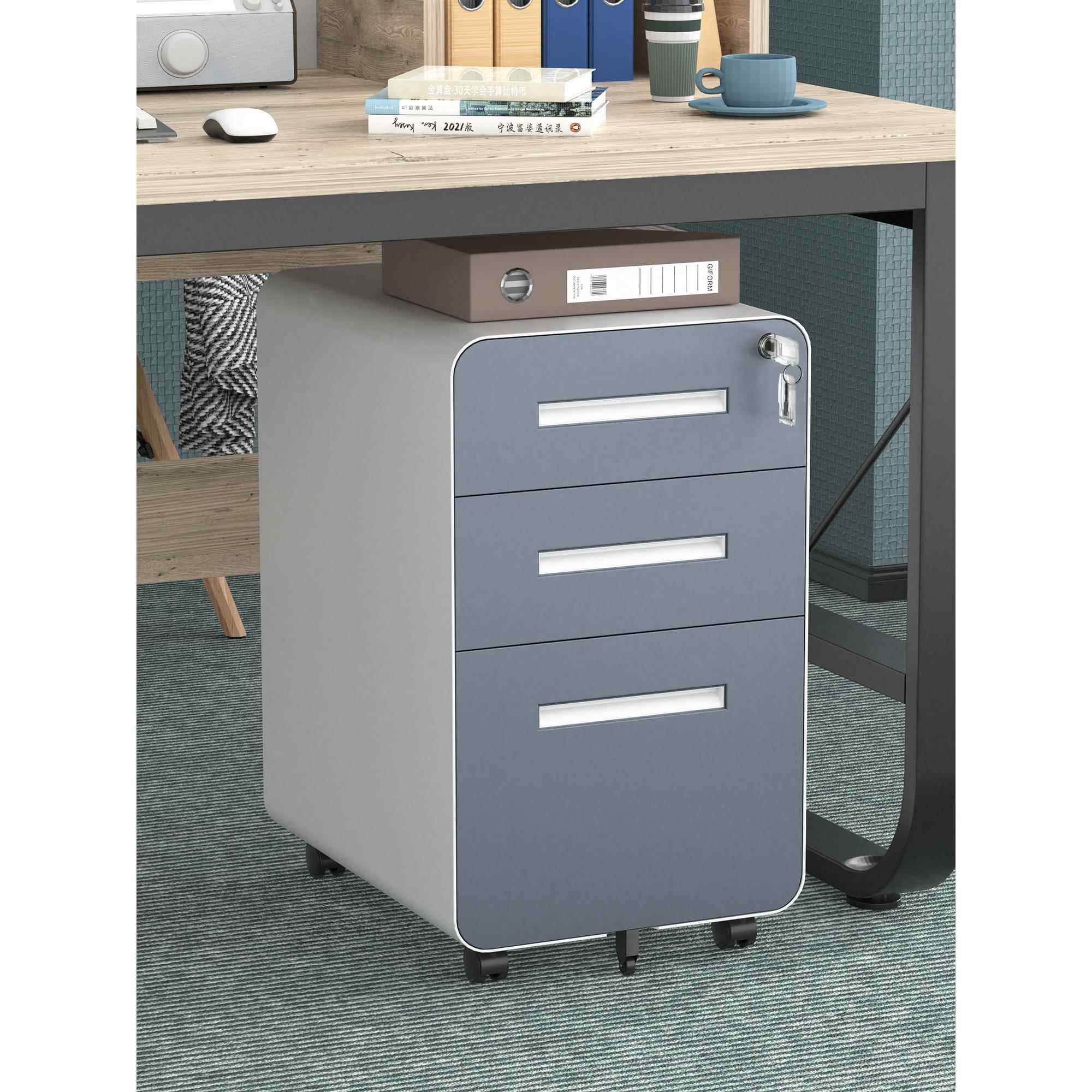 鹏音伴铁制文件柜办公收纳柜桌下移动抽屉柜可移动低柜收纳柜带锁小柜配件,电玩/配件/游戏/攻略,其他配件,淘宝优惠券,粉丝福利购,淘宝优惠卷