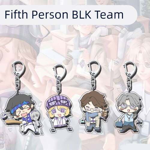 第五人格周边钥匙扣BLK战队机械师入殓师先知学生书包挂件饰礼物