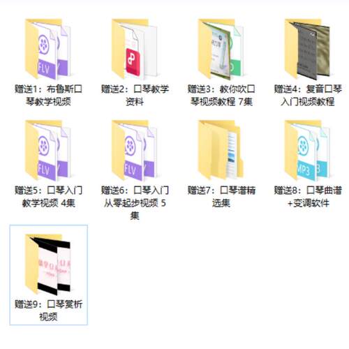 正品960首优盘口琴伴奏曲U盘调A入存调G调CF调Bb调D调初学者门SD