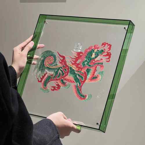 皮影装饰画传统非遗文化手工制作新中式挂画创意软装摆件乔迁礼物