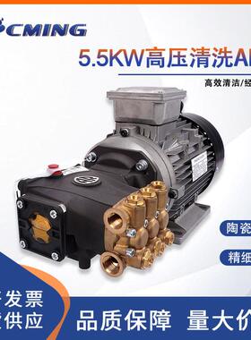 电商超高压清洗机泵不锈钢泵AR泵头三项感应电动机220V