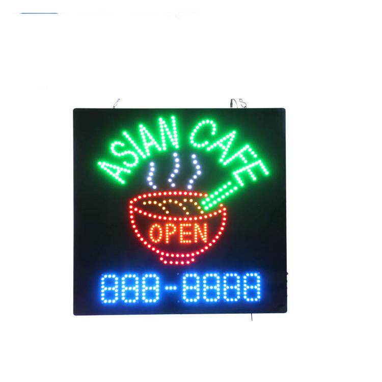 供应led ASIAN CAFE 告示牌，LED显示牌，招牌厂家