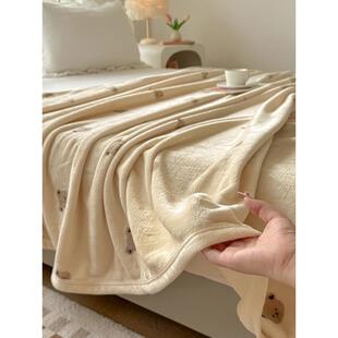 毛毯沙发午睡盖毯ins风牛奶绒空调毯可机洗单人办公毯毯四季毯子