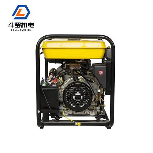 现货应急开架0式柴式油发电机小型5kw2家FQW用2V便携柴油发电机