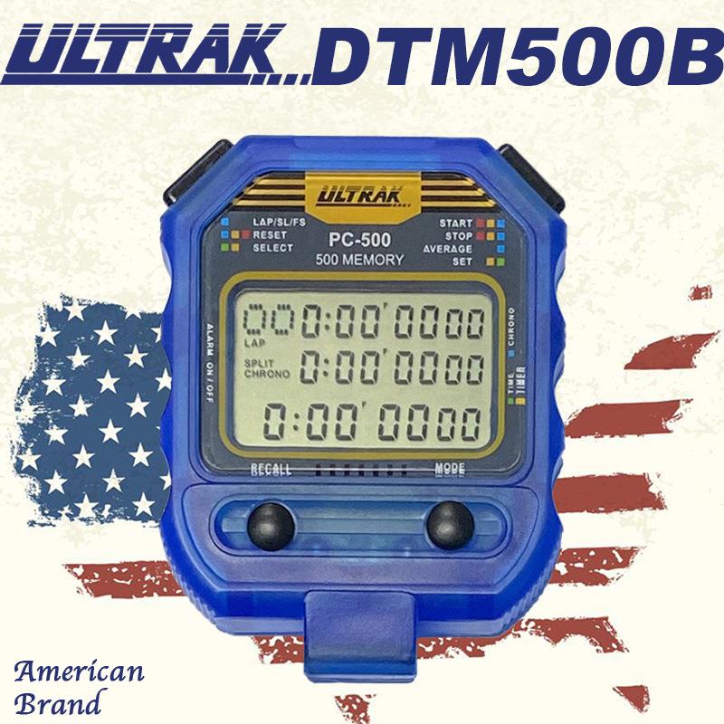 电子秒表DTM500定尔志ULTRAK奥赛克500道3排显示计时器田径训练