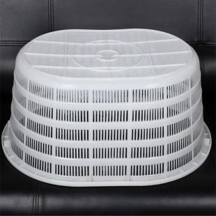 TUF4加厚椭圆形大号蔬菜水果塑料筐周转筐 收纳鱼虾篓水产腰箩西