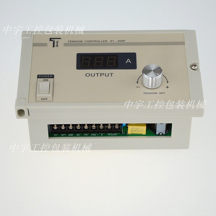 手动张力控制器/精密微调PLC可控/磁粉制动器张力表ST-200P