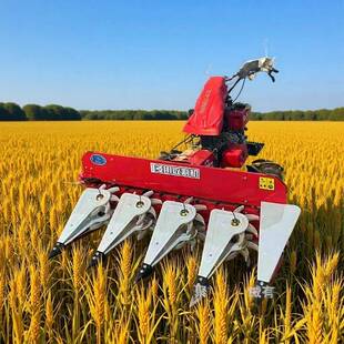 四轮玉米秸秆放倒机黑麦草艾草甜叶菊收割机辣椒大豆油菜割晒机