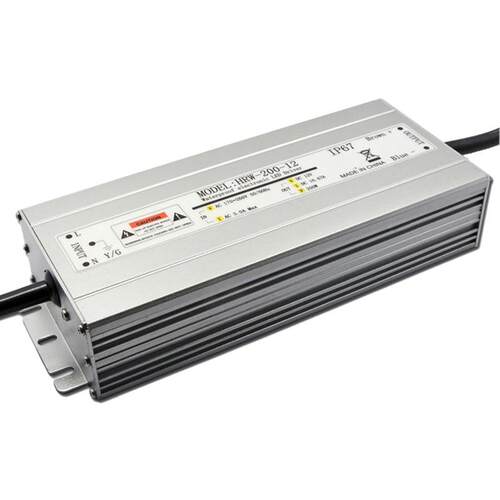 防水电源12V200W大功率防水灯条灯带变压器ip67工程亮化质保三年