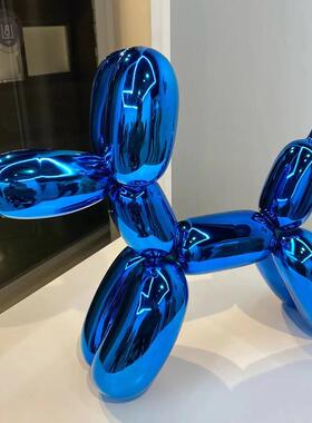 气球狗站立的装饰品新潮装饰品流行的家庭客厅卡通狗雕塑流行的商