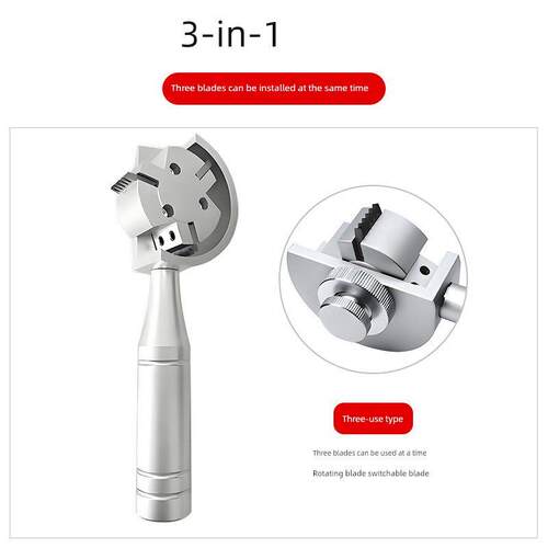 三合一百格测试刀旋转百格刀涂料漆膜画格器喷塑百格测试工具旋转