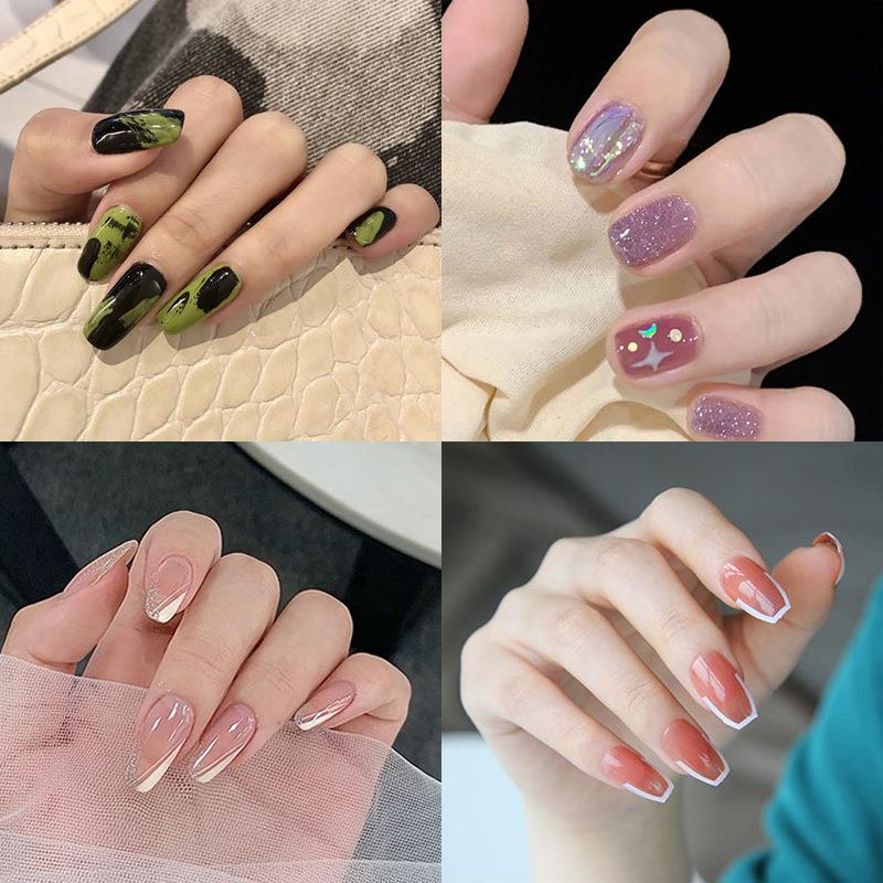 高级绝美穿戴甲网红穿戴甲穿戴美甲片可拆卸假指甲贴片美甲片成品