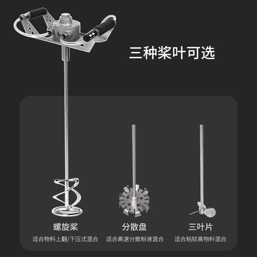 苏州-NJF2010L防爆大率气动搅拌机螺旋0分散器化工油混合功设备