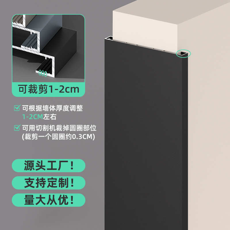 垭口套铝合金门套门框窗户金属边框包边装饰轻奢电梯全包哑口套