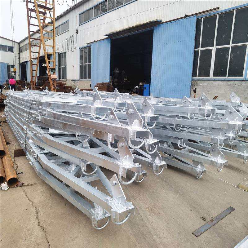 35kv横担支架厂家供应 高压电力铁附件电力金具35KV双杆门型横担