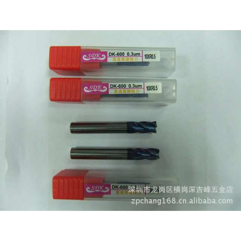 SDK  DK-600钨钢圆鼻铣刀65度加硬圆鼻刀