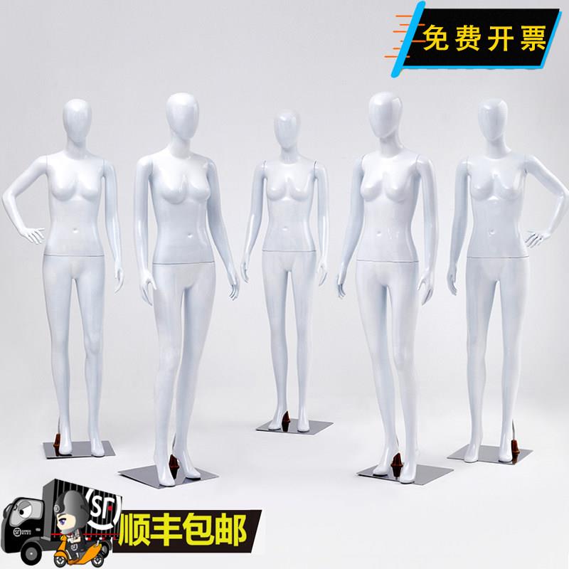 模特道具女全身人体假人台彷真模型婚纱橱窗内衣女装服装店展示架