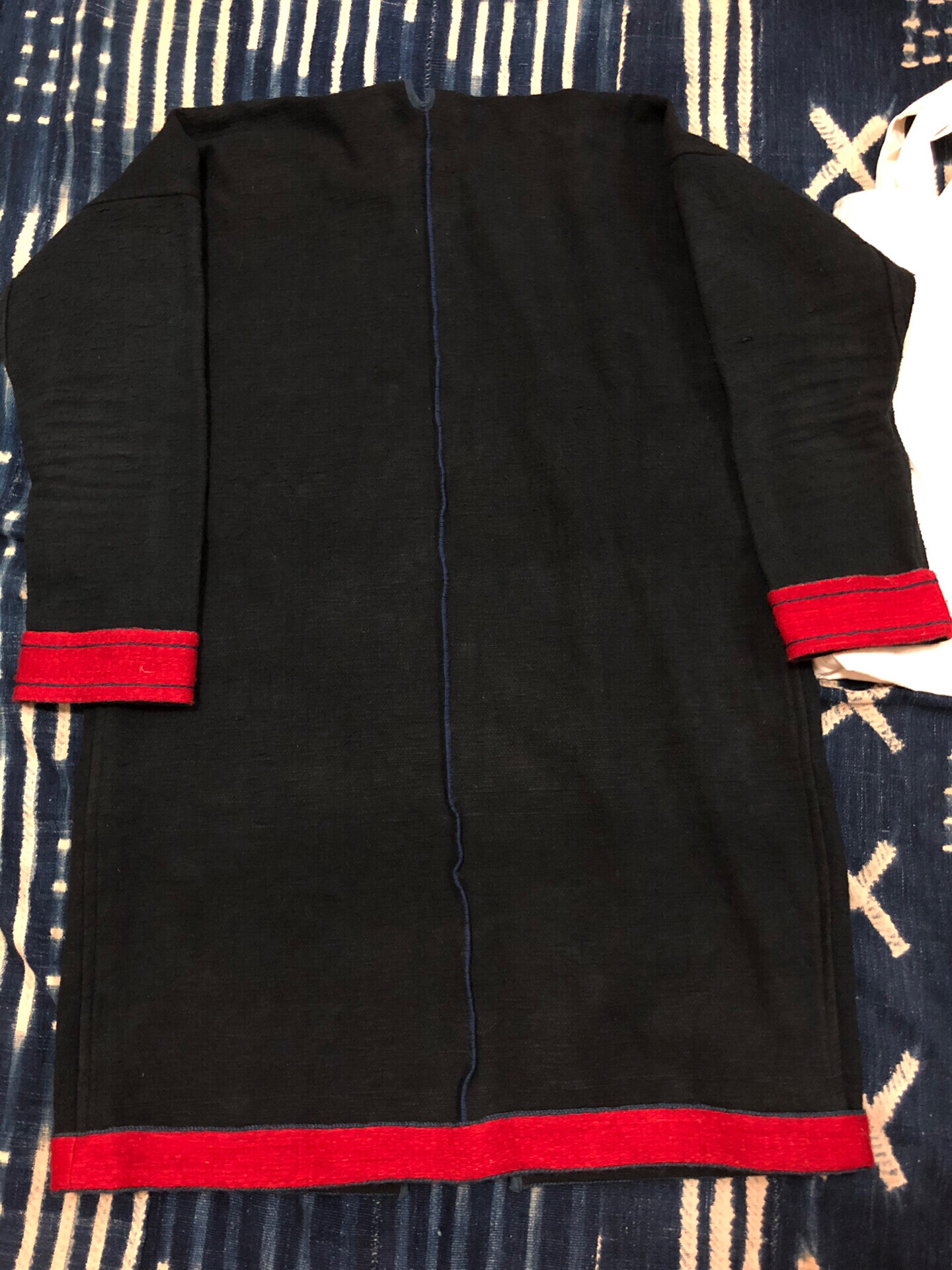 VISVIM 15AW SANJURO NATURAL DYE COAT — detail