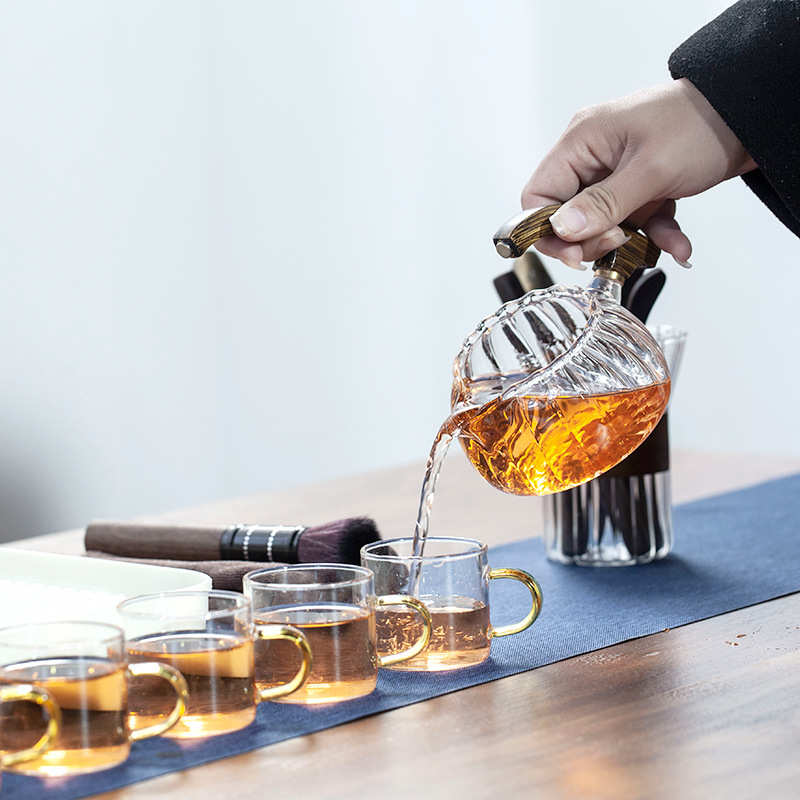 闽政禅意喜上眉梢懒人功夫茶具家用办公磁吸感应出水全自动泡茶壶