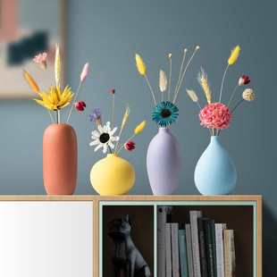 创意酒柜装饰品摆件玄关客厅电视柜现代简约高级感小花瓶轻奢家居