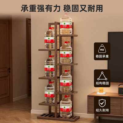 花架落地式简纳约置多层物架nanzhu11复古客厅家用阳台花盆架地植