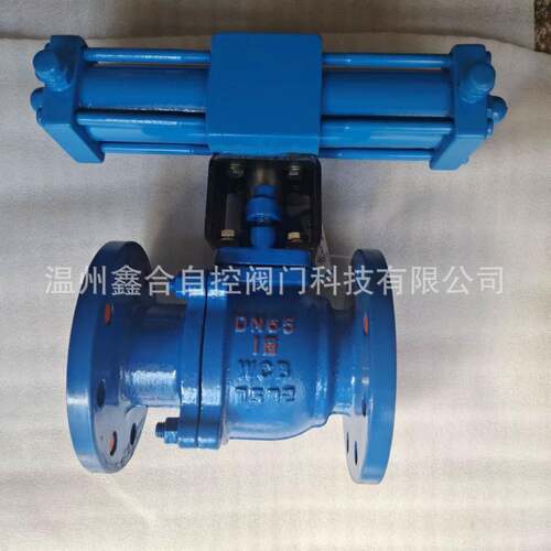 温州阀门液动球阀衬四氟球阀液动四氟球阀Q741F46-16C液动执行器
