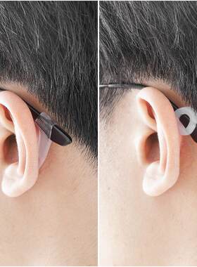 Anti-slip silicone eyeglass leg covers, perfect for preventi