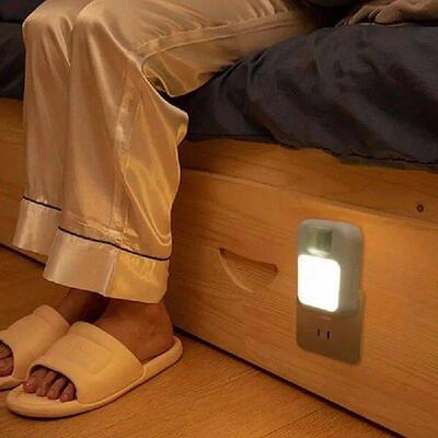 Plug In Motion Sensor Night Light Bright Night Light With