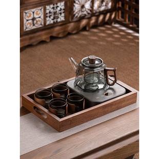 煮茶过滤泡茶壶器新品 玻璃小型煮茶壶加厚耐高温家用小电陶炉套装