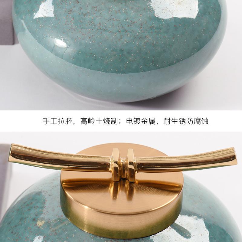 新中式家居摆设样板房间软装饰品高端茶室客厅酒柜玄关博古架摆件