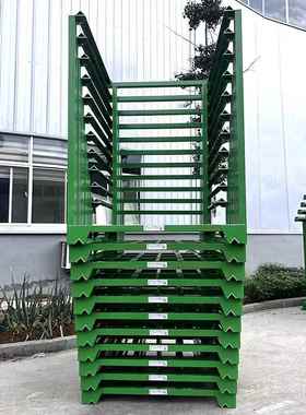 堆垛巧固架冷储藏绿色WIV库架烤漆货省空间节巧固架