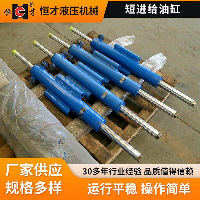 短进给油缸升降机用活塞式液压缸工程用双向高压耐用型双作用