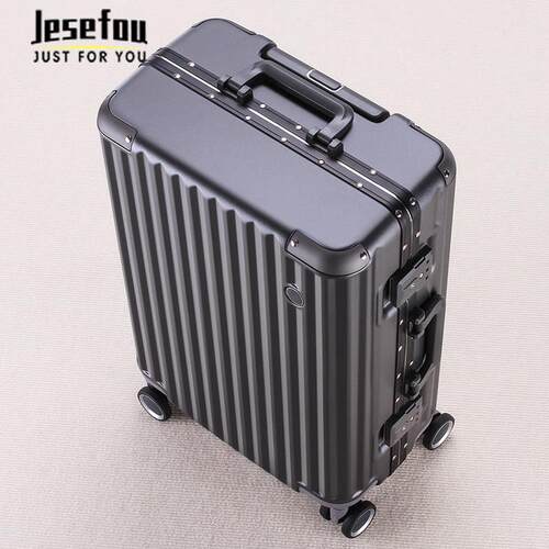 Jesefou高端奢侈行李箱20寸登机箱PC拉杆箱24寸旅行箱密码大容量