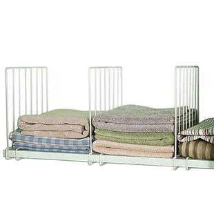 衣柜收纳隔板分层架衣柜分隔栏置物整理架衣橱分隔挡板竖隔板隔断