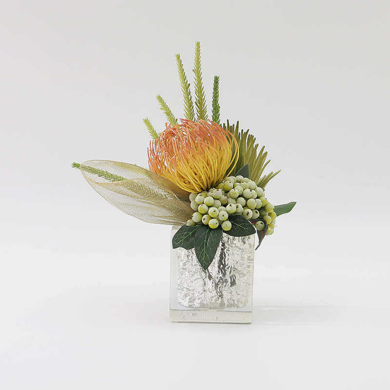 现代简约仿真花艺亚克力花瓶装饰花客厅桌面售楼处洽谈桌软装摆件,家居饰品,仿真花/假花,淘宝优惠券,粉丝福利购,淘宝优惠卷