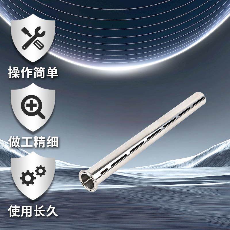 不钢接管水管锈圆管卫生级卡盘连式装DUK7通排管接头紧固两快通配