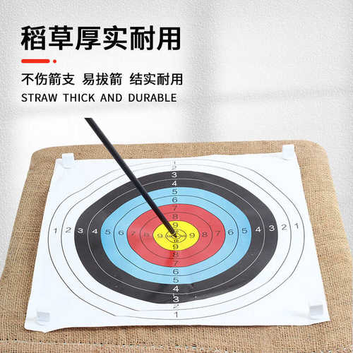 室内耐用器材箭靶方形规格射箭多靶训练草靶子靶结实馆射箭墙可选