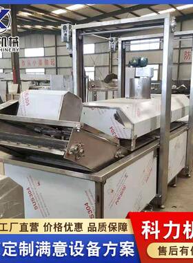 小型油炸锅 鱼豆腐油炸锅丸子油炸线 新型油水分离油炸线