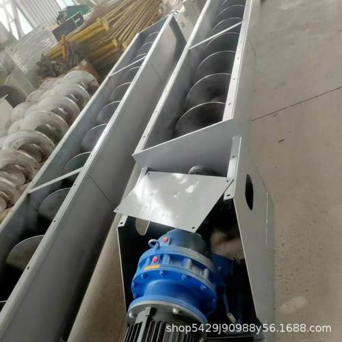 自动LS型螺旋输送机化工食品粉末颗粒密封不锈钢输送机倾斜角度大