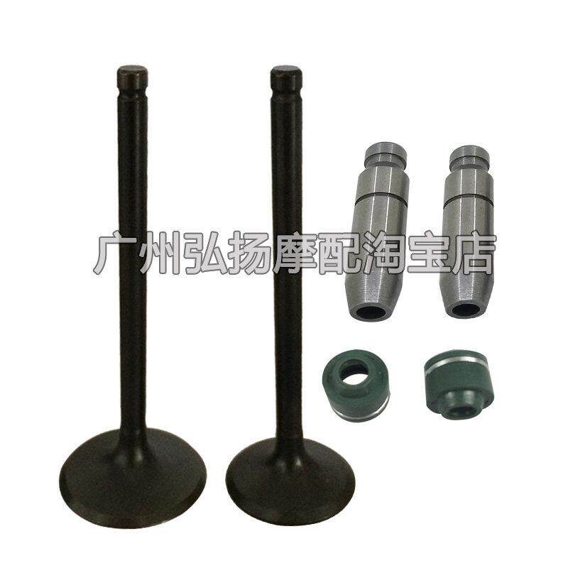 摩托车气门组件GS200藏獒200气门导管QM200GY GTX200气门油封配件