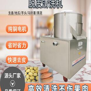 飞鹰厂家销售TP 350450不锈钢土豆皮脱皮机芋头马铃薯商用脱皮机