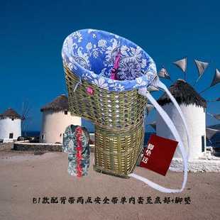 背篓背小孩子的双肩背娃娃婴儿童贵州四川神器竹编筐娃娃幼背篼