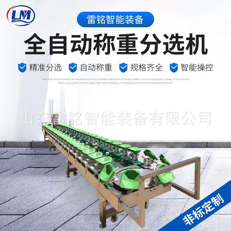定制智能水果无损分级机榴莲哈密瓜称重分选机蓝莓芒果分拣选果机