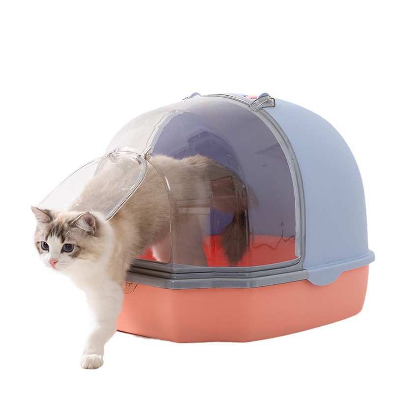 猫砂盆超大号全封闭式抽屉式防臭防外溅肥猫沙屎盆猫咪特大号厕所