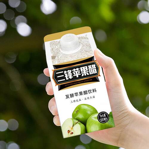 三锋苹 果醋饮料整箱15盒果醋果汁饮料苹 果醋汁醋饮品500ml*15盒